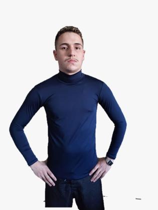 Imagem de kit com 2 unidades de Camisa segunda pele masculina gola alta