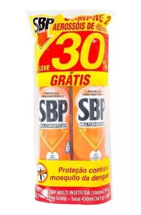 Imagem de Kit Com 2 Unidades Multi-inseticida Sbp Aerossol 450ml Cada
