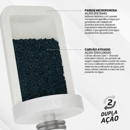 Imagem de Kit com 2 Vela para Filtro De Barro Dupla Ação São João Stéfani