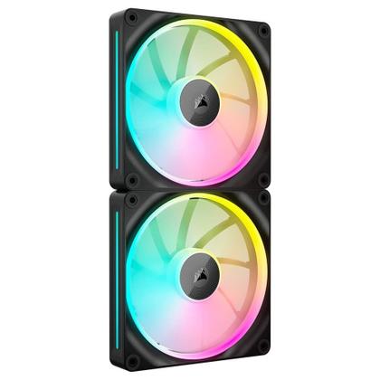 Imagem de Kit com 2 Ventoinhas Corsair LX RGB Series, iCUE LINK LX140, 140mm, Preto - CO-9051028-WW