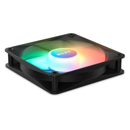 Imagem de Kit com 2 Ventoinhas NZXT F140RGB Core, 140mm, RGB, Preto - RF-C14DF-B1