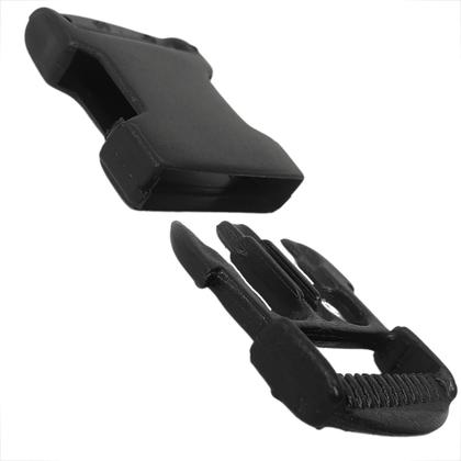 Imagem de Kit Com 20 Fecho Engate Rápido Para Fitas Crachá Alça Cordão Capacete Chaveiro Para Bolsas Mochilas Regulador