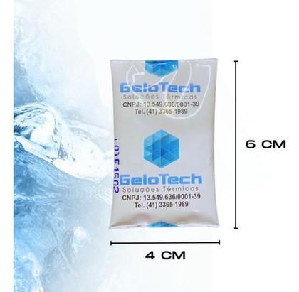 Imagem de Kit Com 20 Gelos Reutilizáveis Flexíveis 15G Gelo Tech