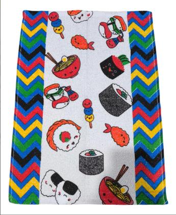 Imagem de Kit Com 20 - Pano De Prato - Copa Felpudo Atoalhado - Estampas Variadas - 41x64cm - 65 Gramas