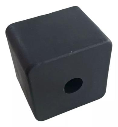 Imagem de Kit Com 20 Pé De Sofá Rack Cômoda Perfeito 3cm Plástico Pézinho + Parafuso Disponivel