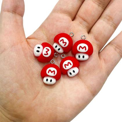 Imagem de Kit com 20 Pingentes diversos modelos Para Fazer Pulseira Colar Brincos Bijuteria Artesanato Infantil