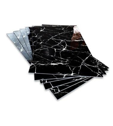 Imagem de Kit com 20 Piso Mármore Preto de Espuma Revestimento Autocolante 60x30CM para Sala Cozinha Quarto