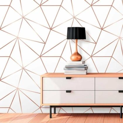 Imagem de Kit com 20 placas marmore adesivas alto brilho parede