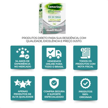 Imagem de Kit com 20 - Tamarine Fibras Max Pó com 10 Sachês Cada Caixa
