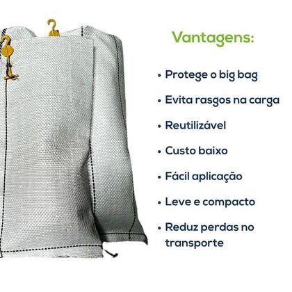 Imagem de Kit Com 20 Un Saco Corrente Para Caminhão 20x45cm