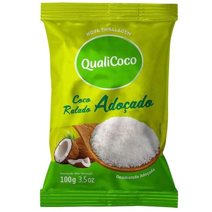 Imagem de Kit Com 20Und Coco Ralado Adoçado Qualicoco 100G