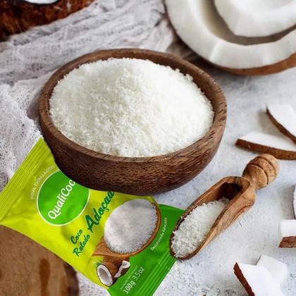 Imagem de Kit Com 20Und Coco Ralado Adoçado Qualicoco 100G