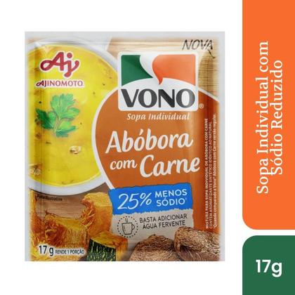 Imagem de KIT COM 23 UNIDADES SOPA VONO SABOR ABÓBORA COM CARNE MENOS SÓDIO 17g