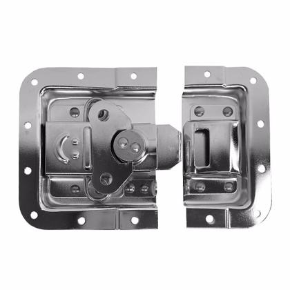 Imagem de Kit com 24 fechos borboleta cromado para case 17x13cm yr2204