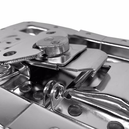 Imagem de Kit com 24 fechos borboleta cromado para case 17x13cm yr2204