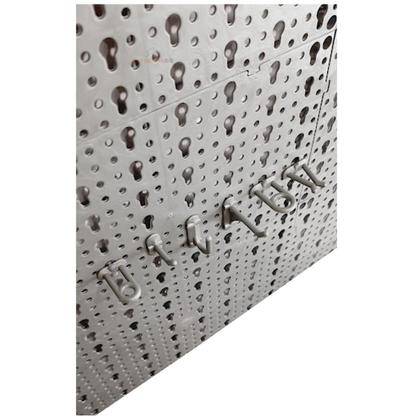 Imagem de Kit Com 24 Ganchos Para Painel De Ferramenta Em Plástico Cinza - AMZ