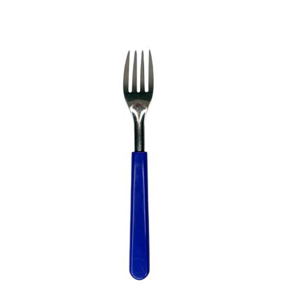 Imagem de Kit com 24 Garfos de Mesa Premium Azul San Marino em Aço Inox