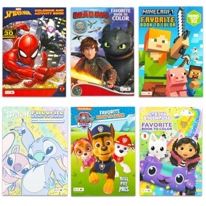 Imagem de Kit com 24 Livros de Colorir Infantis Disney para Idades de 4 a 8 Anos
