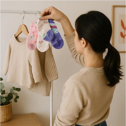 Imagem de Kit Com 24 Pares Meia Infantil quente meninas 2 a 4 anos