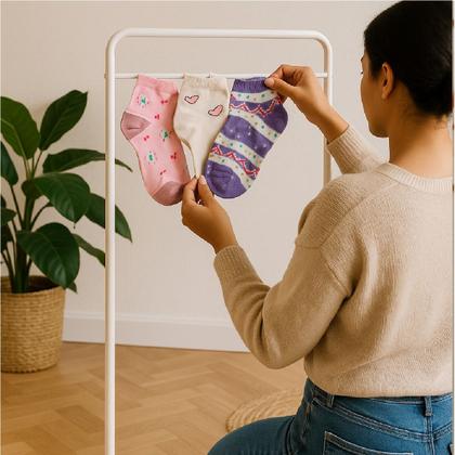 Imagem de Kit Com 24 Pares Meia Infantil quente meninas 2 a 4 anos