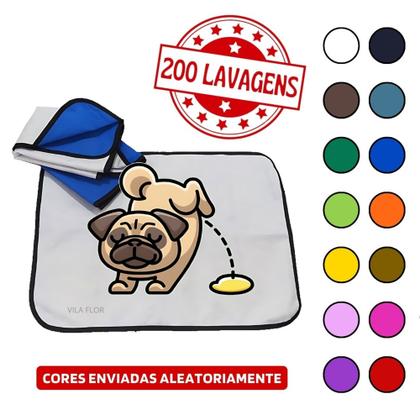 Imagem de Kit com 24 Tapetes Higiênicos 70x50 Sortido 200 Lavagens para cães - Ecológico - Alta Absorção