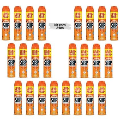 Imagem de Kit Com 24 Unidades Multi-inseticida Sbp Aerossol 450ml Cada