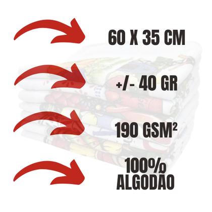 Imagem de Kit Com 25 Pano De Prato - Copa - 60x35cm - Estampado - 100% Algodão - 40 g - Seca Louça - Decora