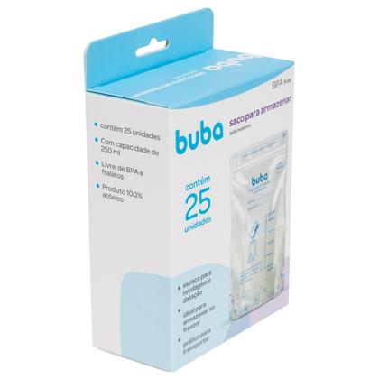 Imagem de Kit com 25 Sacos Fechamento com Zíper para Armazenar Leite Materno