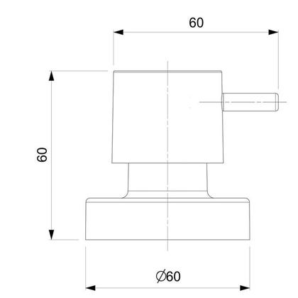 Imagem de Kit com 3 Acabamento de Registro para Base Deca 1/2, 3/4, 1 Basic Cromado