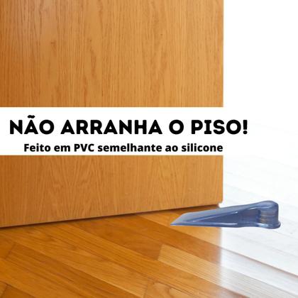 Imagem de Kit Com 3 Aparador Peso Trava Porta Calço Cunha Decoração