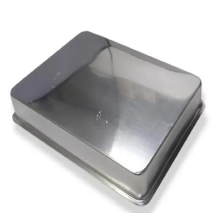 Imagem de kit com 3 assadeiras retangular 36 X 25 cm forma de bolo alta n3 kit de formas