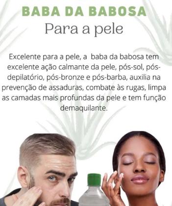 Imagem de Kit com 3 Baba da Babosa (Aloe Vera) 500ml Cabelos e Pele Lord Cosmetics