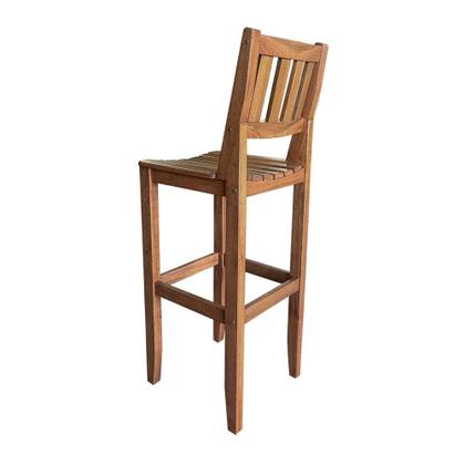 Imagem de Kit com 3 Banquetas Madeira Maciça Mineira para Area Externa Malbec