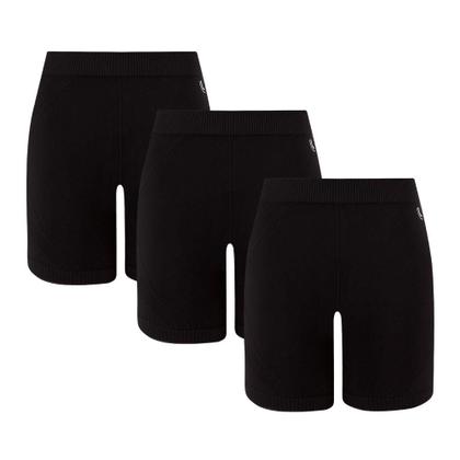 Imagem de Kit Com 3 Bermudas Feminina Lupo Max Fitness Fit Para Academia Corrida Treino