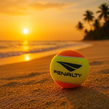 Imagem de Kit com 3 Bolas de Beach Tennis Penalty Tenis Praia Stage 2