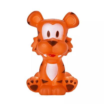 Imagem de Kit Com 3 Brinquedos De Vinil Para Bebê ZOO - Leão - Elefante - Tigre