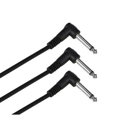 Imagem de Kit com 3 cabos P10 para pedal 25cm MXT