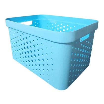 Imagem de kit com 3 Caixas Cestos Organizadores Resistente e Empilháveis - Mixxnova