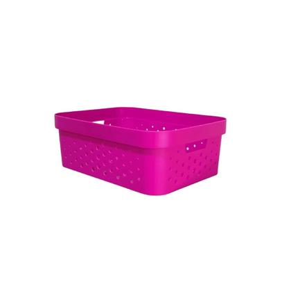 Imagem de kit com 3 Caixas Cestos Organizadores Resistente e Empilháveis - Mixxnova