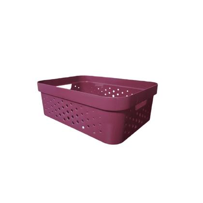 Imagem de kit com 3 Caixas Cestos Organizadores Resistente e Empilháveis - Mixxnova