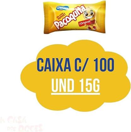 Imagem de Kit com 3 caixas de Paçoca Rolha Paçoquita 3x100un
