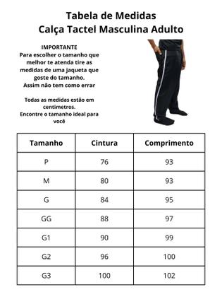 Imagem de Kit Com 3 Calça Tactel Básica Masculina