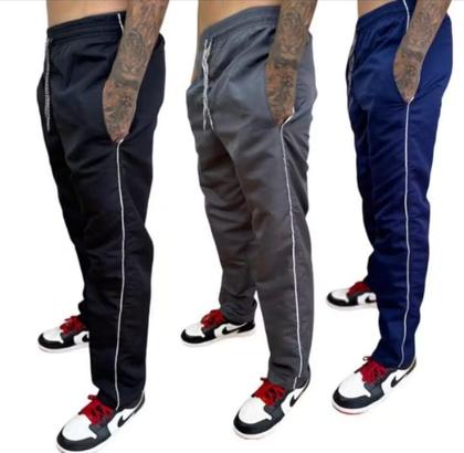 Imagem de Kit com 3 calça tactel com 3 bolsos e costura reforçada secagem rapida ideal para pratica de esportes / pescaria / ciclismo