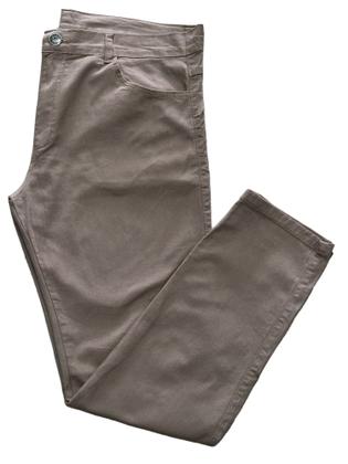 Imagem de Kit com 3 calças de sarja masculina modelo Slim calças com ótima costura todas com elastano