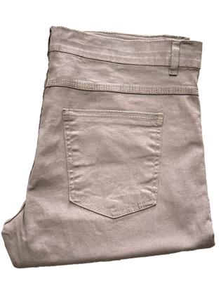 Imagem de Kit com 3 calças de sarja masculina modelo Slim calças com ótima costura todas com elastano