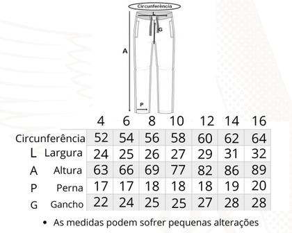 Imagem de Kit com 3 calças tactel infantil juvenil