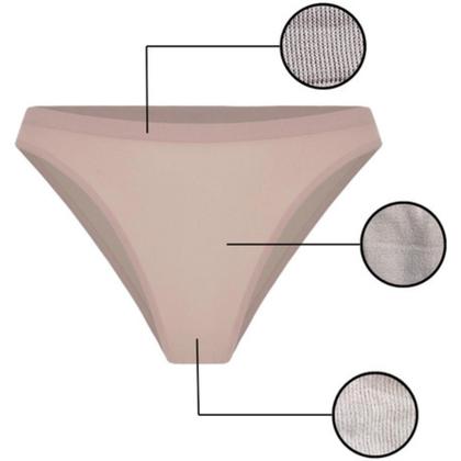 Imagem de Kit Com 3 Calcinhas Biquini De Microfibra Trifil