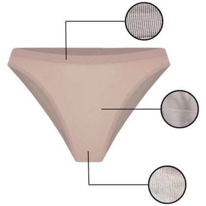 Imagem de Kit Com 3 Calcinhas Biquini De Microfibra Trifil