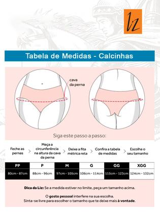 Imagem de Kit com 3 Calcinhas Biquíni Liz 50331 Colorido