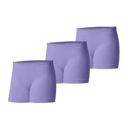 Imagem de Kit Com 3 Calcinhas Boxer Sem Costura Infantil Juvenil Selene Feminina